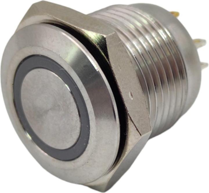 Immagine prodotto Purecrea Pulsante da 16 mm con illuminazione RGB 5V - acciaio inox