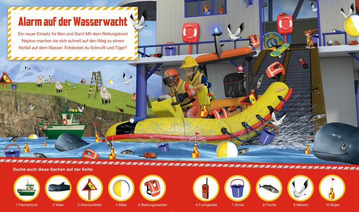 Image du produit Panini Feuerwehrmann Sam: Mein Wimmel-Suchbuch mit Feuerwehrmann Sam (Allemand, Eva-Regine Rauch, Nicole Hoffart, 2018)