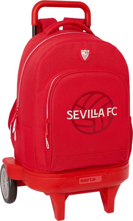 Image du produit Sevilla Fútbol Club Sac à dos scolaire à roulettes Rouge 33 x 45 x 22 cm