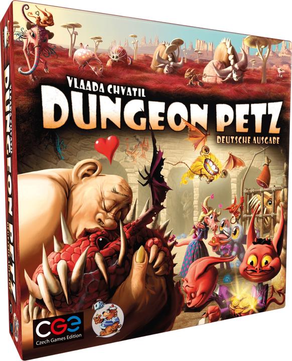 Produktbild Czech games edition CZ022 - Dungeon Petz, Brettspiel, für 2-4 Spieler, ab 12 Jahren (Deutsch)
