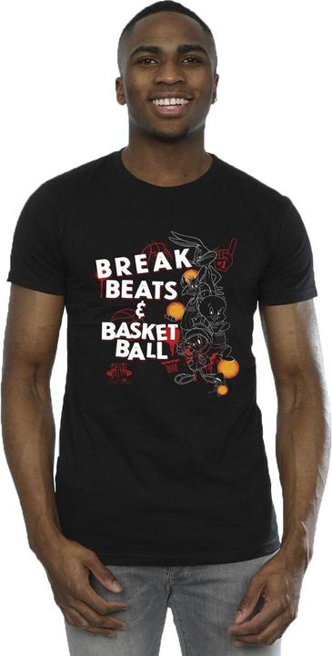 Actual product image Space Jam Mens Break Beats & Basketball T-Shirt (4XL)