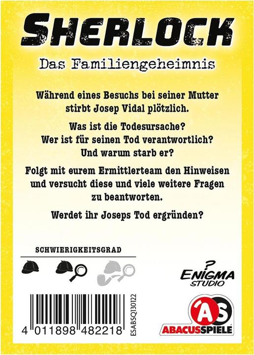 Actual product image Abacus Sherlock - The Family Secret (German)