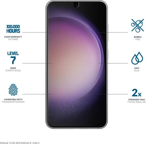 Produktbild Eiger Mountain Glass Clear (1 Stück, Samsung Galaxy S23+)
