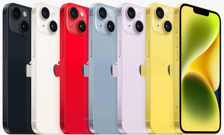 Actual product image Apple iPhone 14 (128 GB, Midnight, 6.10", SIM + eSIM, 12 Mpx, 5G)