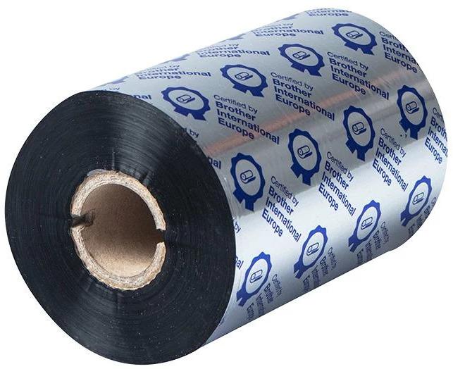 Actual product image Brother Ribbon Thermal Transfer BRS-1D450-110 Resin (11 cm, Black)