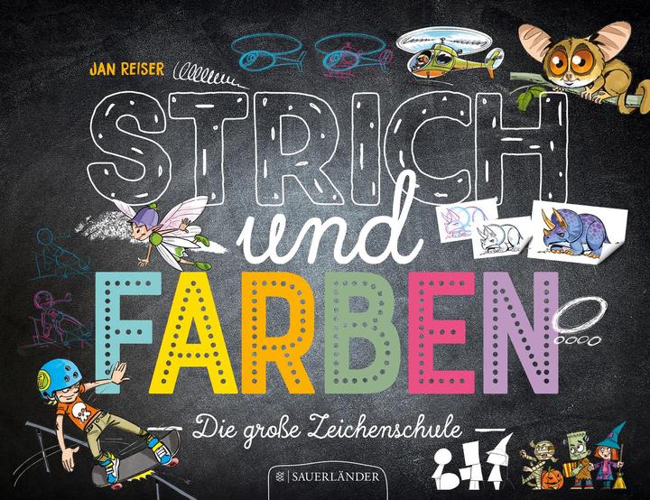 Actual product image Strich und Farben - Die grosse Zeichenschule (German, JAN, Traveller, 2017)