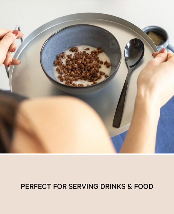 Actual product image Esmée Serving tray, metal tray with handles
