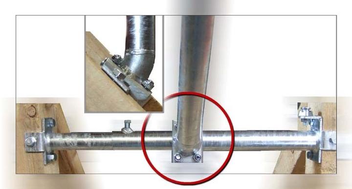 Immagine prodotto Televes Staffa per travi del tetto SPAHA48/1300B 52-87cm lunghezza 1300mm tegola piana