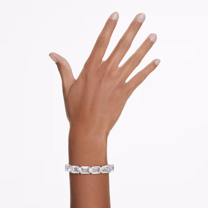 Immagine prodotto Swarovski Bracciale Millenia con taglio ottagonale bianco (16 cm, Metallo Swarovski)