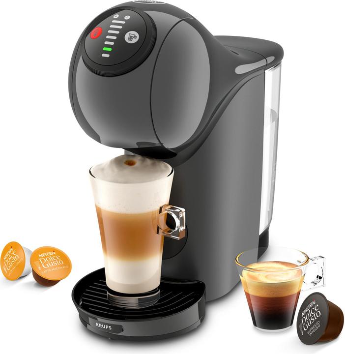 Actual product image Krups Nescaf Dolce Gusto GENIO S KP243B - Koffiecupmachine - Antraciet (EU plug)