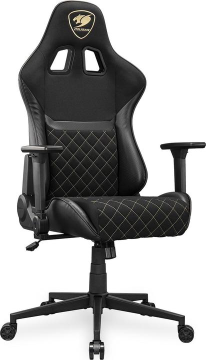 Immagine prodotto Cougar Sedia da gioco Armor One V2 Gold F, PVC/tessuto, nero