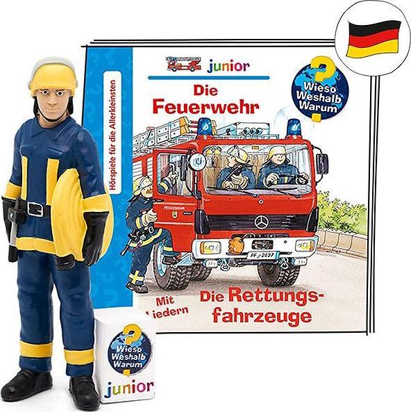 Actual product image Tonies Why Why Junior The fire brigade/rescue vehicles (German)