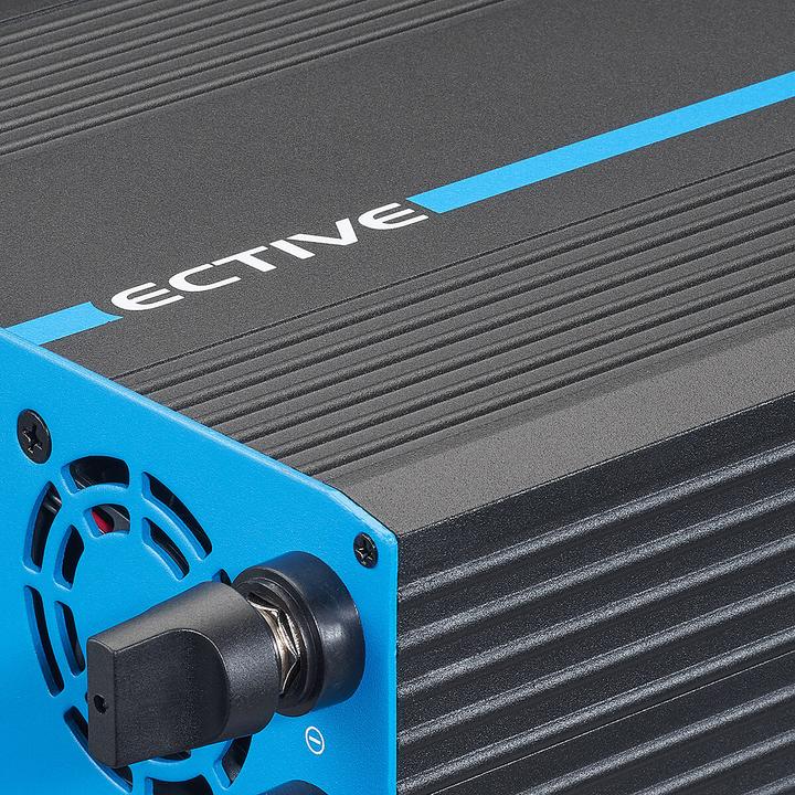 Actual product image Ective CSI 20 Sinus-Wechselrichter 2000W 24V mit Netzvorrangschaltung und Ladegerät (CH-Stecker)