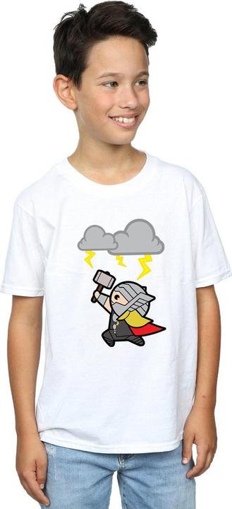 Actual product image Boys Kawaii Thor God Of Thunder T-Shirt (116)