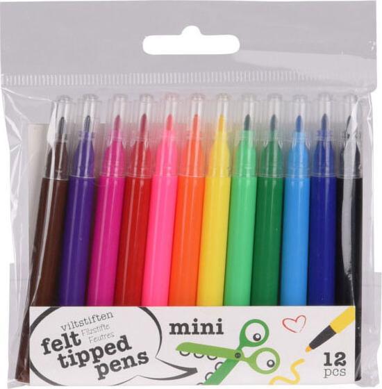 Immagine prodotto Penne a punta di feltro Mini, 12 pezzi. (12 x)
