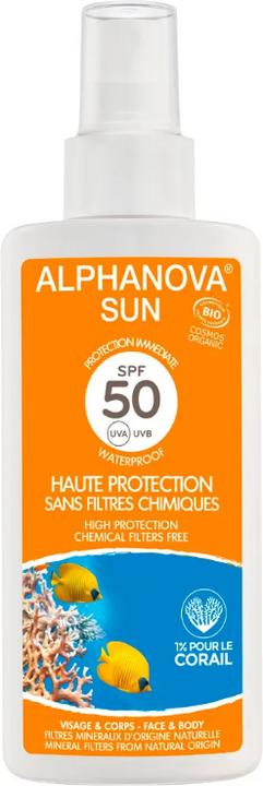 Immagine prodotto Alphanova SUN Spray Bio SPF50 senza nanoparticelle (Spray solare, SPF 50, 125 ml, 156 g)