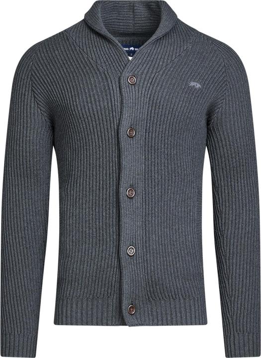 Raging Bull Strickjacke ButtonDownKragen
