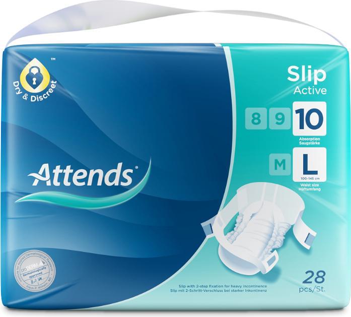 Produktbild Attends Slip 10 Active L (28 x, Large)