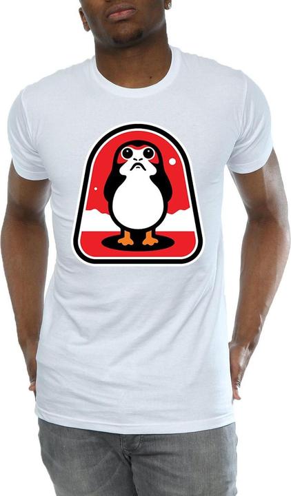 Immagine prodotto Star Wars The Last Jedi Porgs Badge Maglietta Uomo (S)