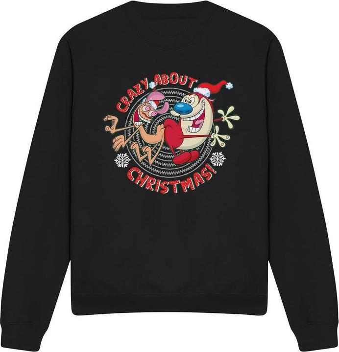 Produktbild Ren & Stimpy Crazy About Christmas Sweatshirt (L)