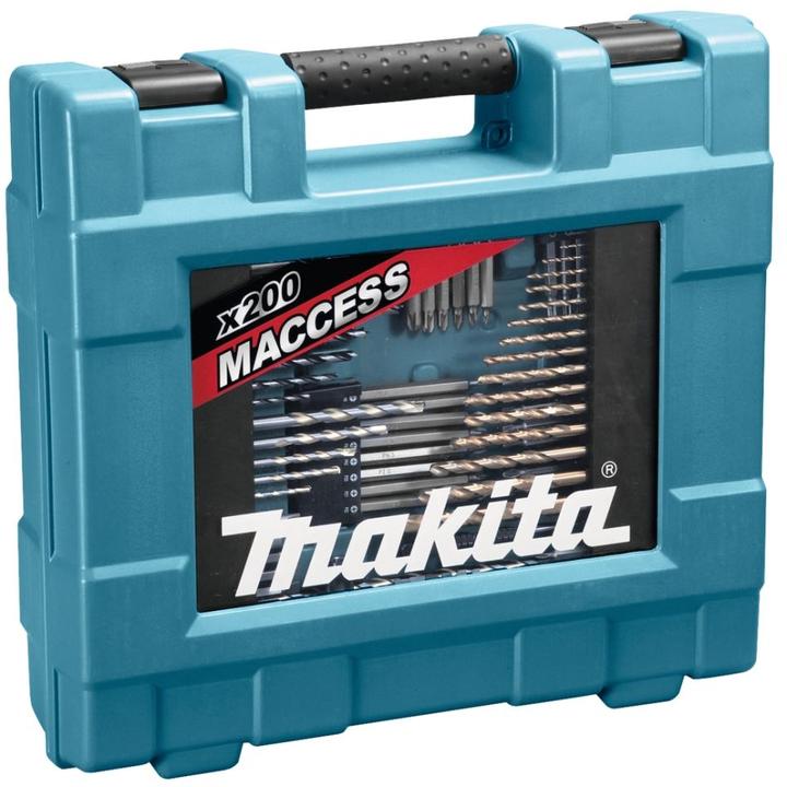 Produktbild Makita Bits Bohrer Werkzeug Sortiment 200-tlg. (6 mm, 1 mm, 6.5 mm, 5.5 mm, 10 mm, 1.5 mm, 7 mm, 3 mm, 5 mm, 8 mm, 2.5 mm, 3.5 mm, 4.5 mm, 3.2 mm, 2 mm, 4 mm)