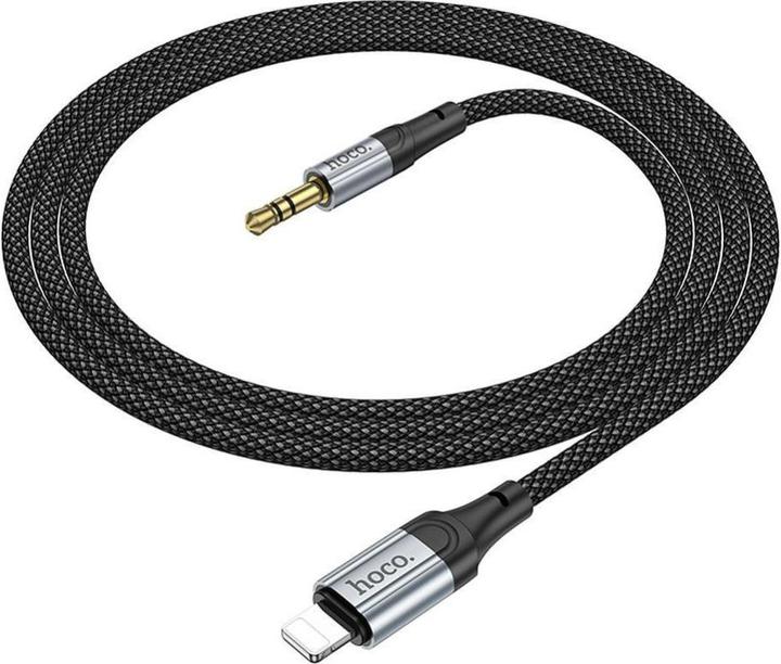 Produktbild Hoco Cable cable AUX Lightning (male) to Jack 3,5 mm (male) UPA26 1 m black