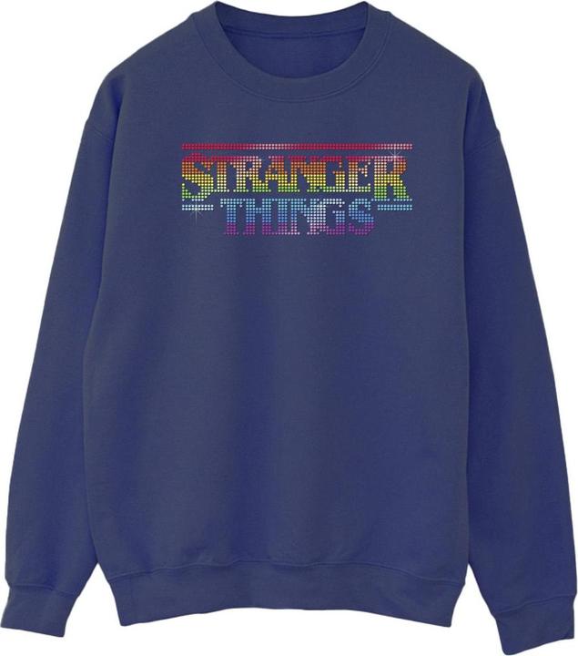 Netflix Stranger Things Rainbow Dot Logo Sweatshirt (M)