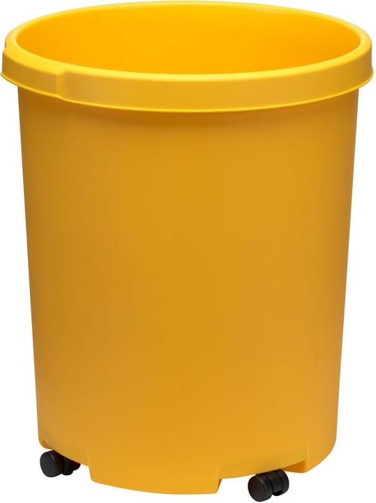 Actual product image Han KLASSIK XXL 1836-15 Wastebasket 50 l (Ø x H) 430 mm x 490 mm Polypropylene Yellow 1 pc. (50 l)