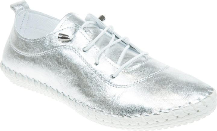 Lunar Leinenschuhe St Ives Metallic Leder (37)