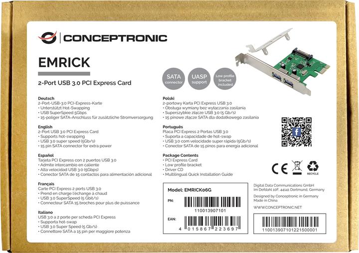 Actual product image Conceptronic PCI Express Card
