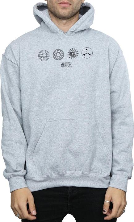 Image du produit Fantastic Beasts - Sweat à capuche CIRCULAR ICONS - Homme (S)