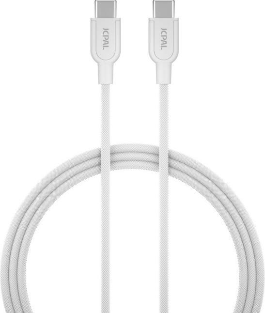 Image du produit JCPAL Flex Link USB-C to USB-C cable 1m - blanc (1 m)