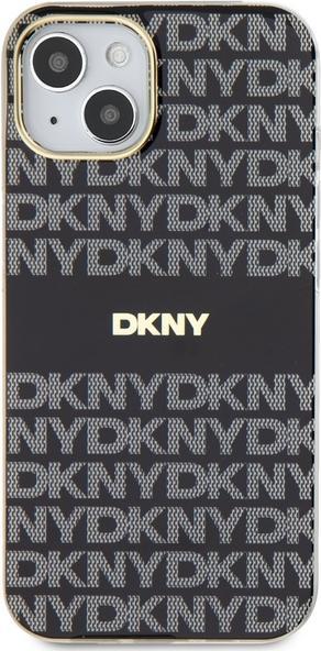 Actual product image DKNY DKHMP15MHRHSEK iPhone 15 Plus / 14 Plus 6.7" czarny/black hardcase IML Mono & Stripe MagSafe (Apple iPhone 15 Plus)