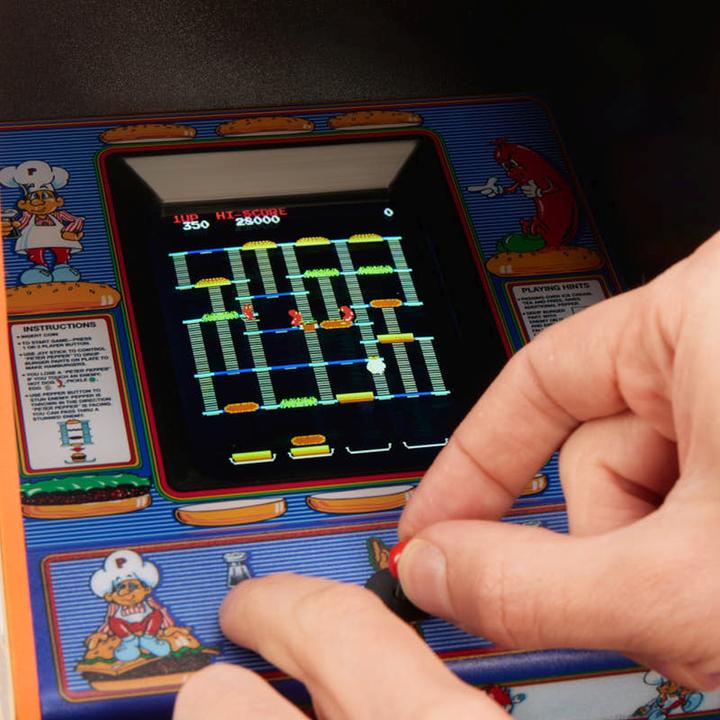 Actual product image Numskull Quarter Scale Arcade Cabinet - Burger Time