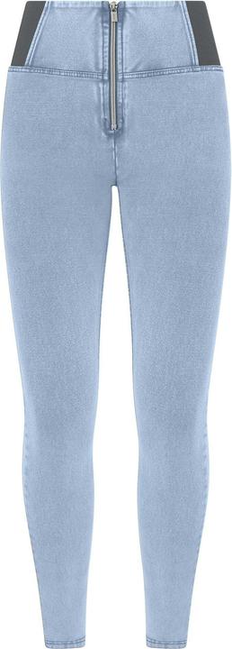 Jeans chiaro-cuciture Beige