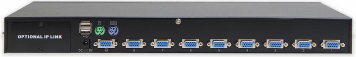 Image du produit Digitus Commutateur KVM combo 8x 1 utilisateur 8 PCs Module Slot pour module IP