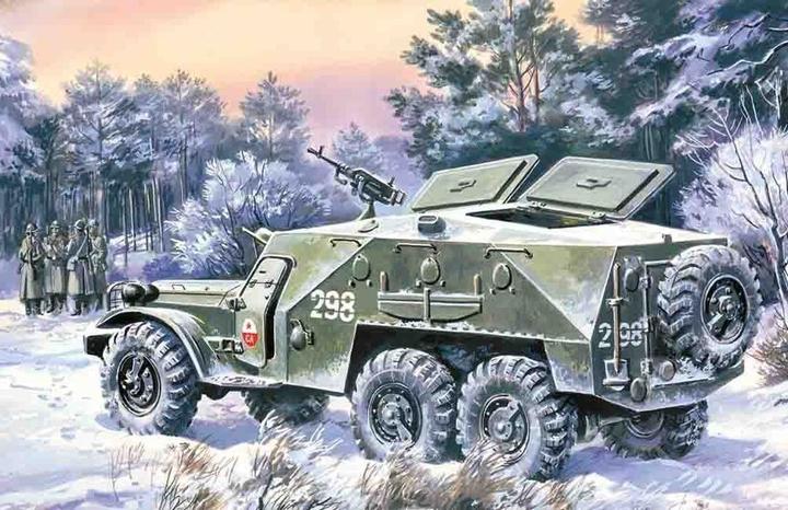 Actual product image ICM Armoured troop carrier BTR-152 K