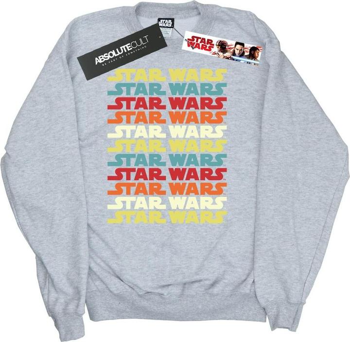 Produktbild Star Wars Retro Repeat Logo Sweatshirt (L)