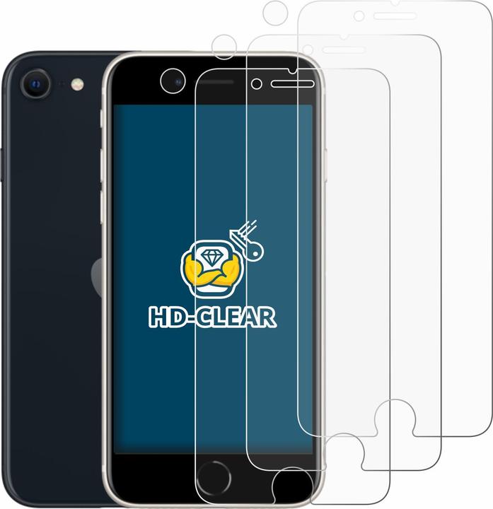 Actual product image BROTECT Screen Protector Clear (6 Piece, Apple iPhone SE (3rd Gen))