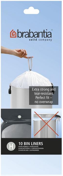 Productafbeelding Brabantia PerfectFit maat H, 50l (10 x, 60 l)