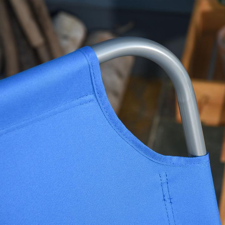 Immagine prodotto Outsunny Lettino prendisole con schienale regolabile (187 cm)