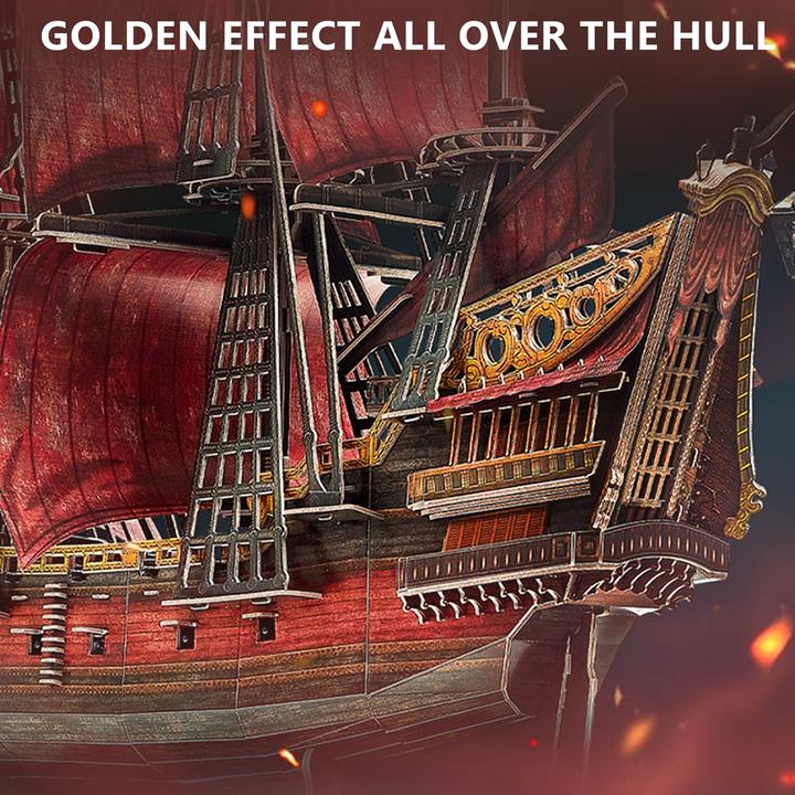Produktbild Cubicfun 3D Puzzle Queen Annes Revenge 391 Teile (391 Teile)