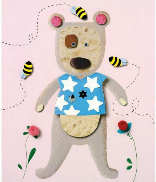 Actual product image Djeco Sticker collage