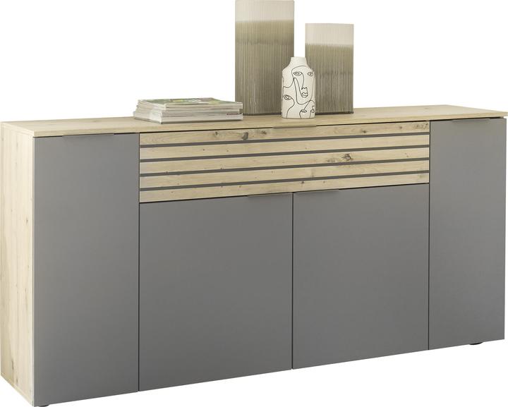 Produktbild HBZ-Meble HBZ Meble BZ 5110 Sideboard Holzwerkstoff Grau/Braun