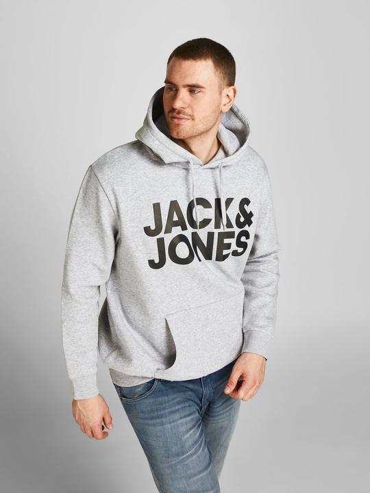 Immagine prodotto Jack & Jones Felpa con cappuccio Basic Logo Plus Size (XL, 3XL)
