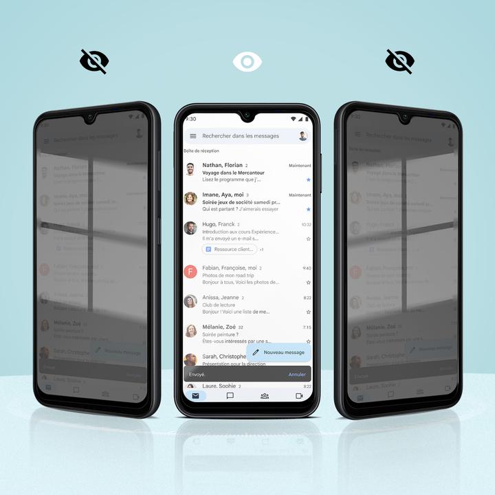 Produktbild Avizar Privacy Bilschirmschutz aus Glas (1 Stück, Samsung Galaxy A14)