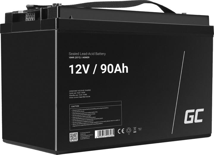 Produktbild GreenCell Akumulator AGM 12V 90Ah - 90.000 mAh (12 V, 90 Ah)