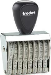 Actual product image Trodat Numerical stamp