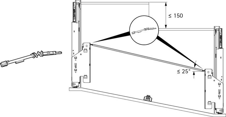 Actual product image Hettich Flexible adapter for Push to open Silent (1 pcs.)