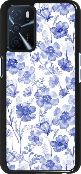 Actual product image PhoneLook Cover Spring 23 watercolor blue flowers (Oppo A16s)